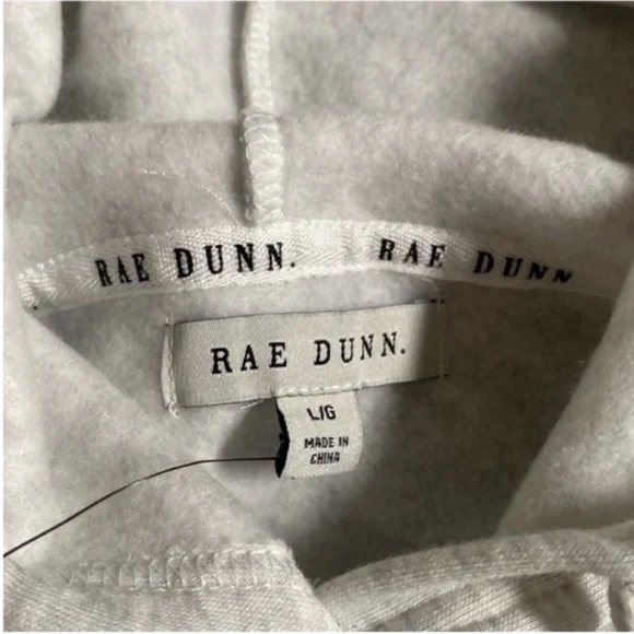 Rae Dunn Women’s “Mama” Top Hoodie Sweatshirt Gray New with tags size Large - Picture 7 of 7